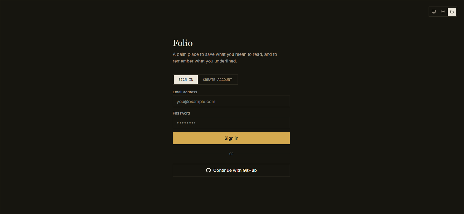 Folio screenshot 2